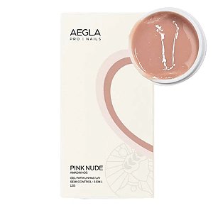 Gel Em Sachê Aegla 12g UV LED Para Alongamento De Unhas Pink Nude White Clear Variação:Pink Nude
