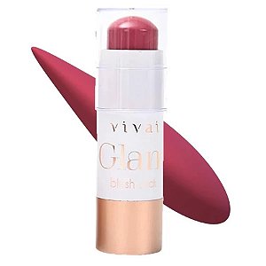 Vivai Blush Stick Glam 8,4cm Bastão Cremoso Para Maquiagem Facial Efeito Natural Variação:03