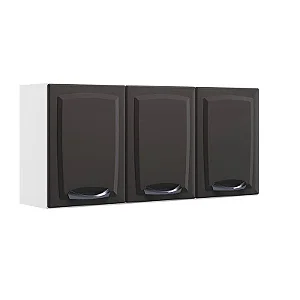Cozinha de Aço Premium Aéreo 1,20 - Cor Grafite