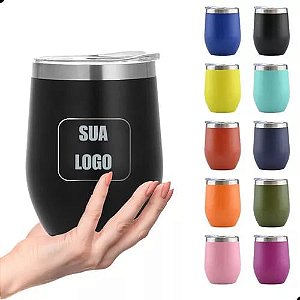 Cuia Inox Térmica 360 ml ( gravação a Laser)