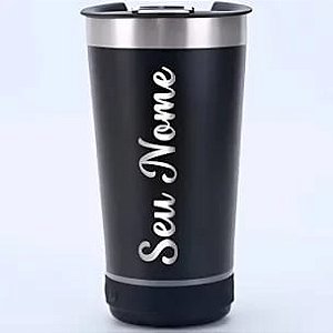 Copo Inox Térmico Musical (Gravação a Laser)