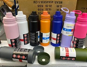 Garrafa Térmica 800 ml (Gravação a Laser)