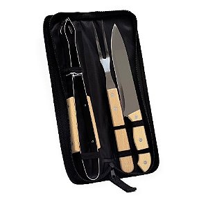 Kit Churrasco 3 Peças (Gravação a Laser)