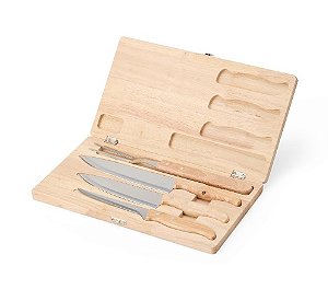 Kit Churrasco 4 Peças (gravação a Laser)