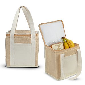 Bolsa Térmica em algodão e Juta sintética 5LT