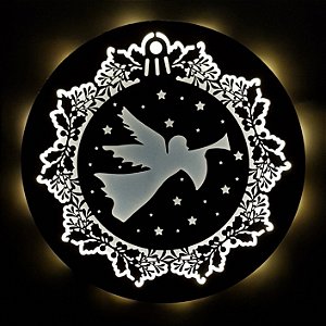 BOLA NATAL ANJO TROMBETA