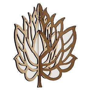 FLOR DE LOTUS COM ABA E FURO 3D
