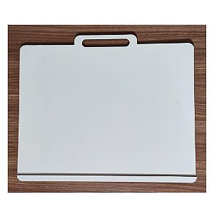 Prancheta p/ Desenho Portátil A3 A4 c/ Alça Madeira MDF Branca