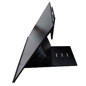 Prancheta para Desenho Portátil Standart A3 Madeira Mdf Preto c/ 7 Inclinações - Gv Office