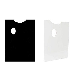 Gode Paleta p/ Pintura em Formato Retângular Anatômica 22x30 cm