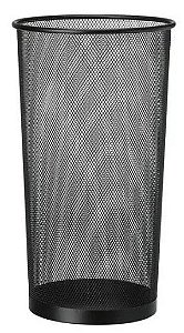 Lixeira de Escritorio, Cesto de lixo Aramado 25 litros Preta Gv Office