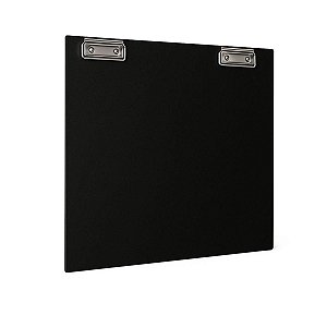Prancheta Portátil MDF A3 A4 Preto 2 Prendedores Profissional - Gv Office