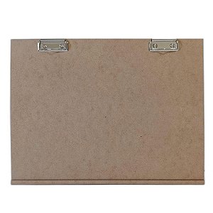 Prancheta Para Desenho Portátil A3 A4 Natural 2 Prendedores - Gv Office