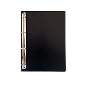 Prancheta A4 Fichario Desenho Portátil Oficio Madeira Preto c/ Prendedor - Gv Office