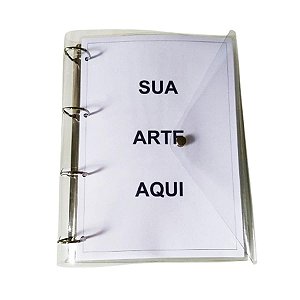 Caderno Fichário Universitário Argolado 4 Furos Personalizado Universitário