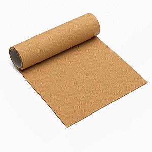 Rolo Cortiça Auto Adesiva Premium 1,6mm 60x45cm Decoração de Parede, Mural de fotos