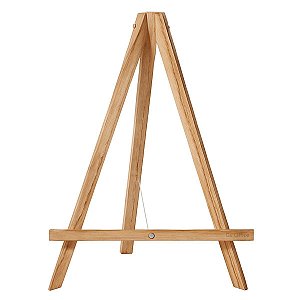 Cavalete Tripé 90 cm p/ Lousa Telas Quadros Pintura Madeira Pinus Gv Office