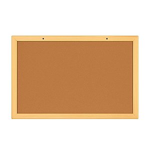 Quadro de Cortiça Aviso Moldura Madeira 60x45cm
