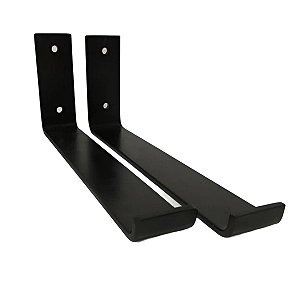 Mão Francesa Invertida Kit 2 unidades Aço Preto Escolha seu Tamanho