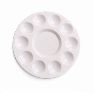 Paleta para Pintura Formato Redondo Branco 11 Cavidades Gv Office