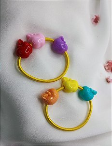 Lacinho de cabeça maçã infantil - Amarelo
