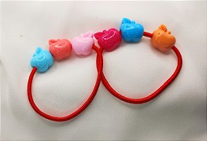 Lacinho de cabeça maçã infantil - Vermelho