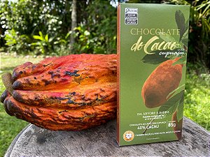 Chocolate ao Leite com Cupuaçu 85g DO Cacao - Fazenda Capela Velha