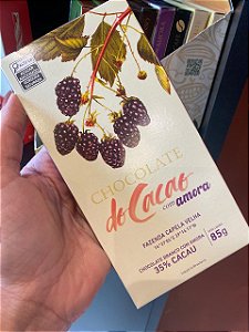 Chocolate Branco com Amora 85g Do Cacao - Fazenda Capela Velha