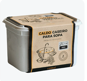 Caldo para Sopa Zaccaron 1500ml - Congelado