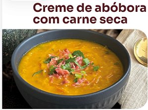 Creme de Abóbora com Carne Seca 450g – Congelado