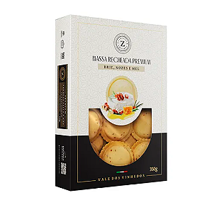 Massa Recheada Brie,Nozes e Mel Zaccaron 350g