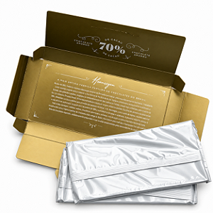 Barra de Chocolate Haenssgen Amargo 70% Cacau 320g