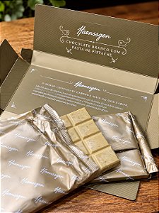 Barra de Chocolate Haenssgen Branco com Pasta de Pistache 320g