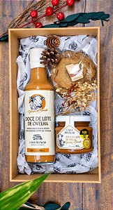 Cesta de Doce de Leite de Ovelha com Licor e Cookie
