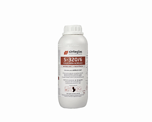 Cola Acrilica antibolha 1L secagem rapida S- 320/6