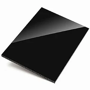 Chapa Acrilico Preto - 3mm - 2050x3050