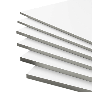 Chapa de PVC expandido branco -  de 2 até 30mm