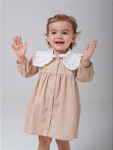 Vestido Celina Aveia