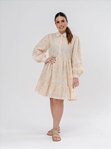 Vestido Camisa Estampado Adulto