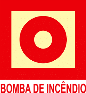 Placa Botoeira Bomba De Incêndio E3 13x14