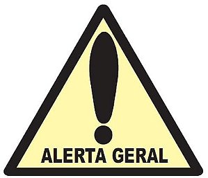 Placa Alerta Geral A1 21x21x21