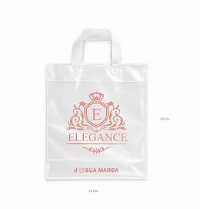 Sacola alça fita 30x45 Personalizada