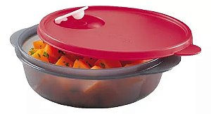 Tupperware Cristalwave 1L Preto Com Vermelho
