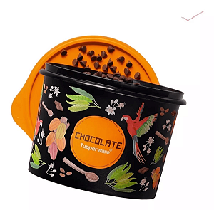 Tupperware Tupper Caixa 1,3L Chocolate Floral