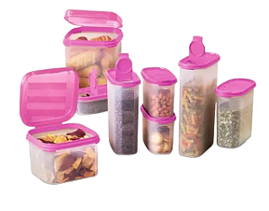 Tupperware Kit Modulares Tulipa 8 Peças