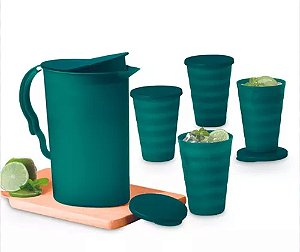 Tupperware Jarra Murano 2L Com 4 Copos Mysterious