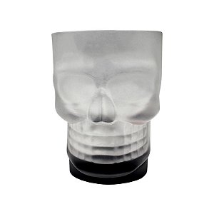 Caneca de Caveira 500ml Skull Mug Fosco com Preto - Zona Criativa
