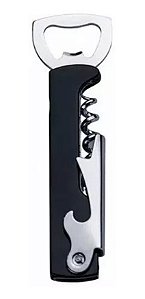 Abridor de Garrafas e Saca Rolhas de Aço Inox - Original Line #