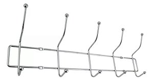 Cabide de Parede para Banheiro aramado 5 Ganchos - Clink #