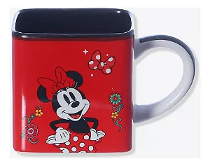 Caneca Cubo Minnie Mouse 300ml - Zona Criativa #